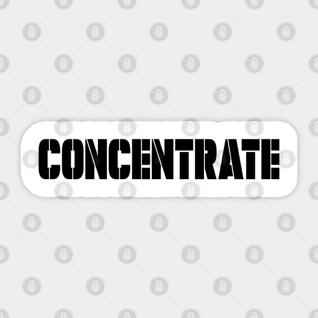 Concentrate Inspiration Quote Best Quote Anime Sticker by oneskyoneland